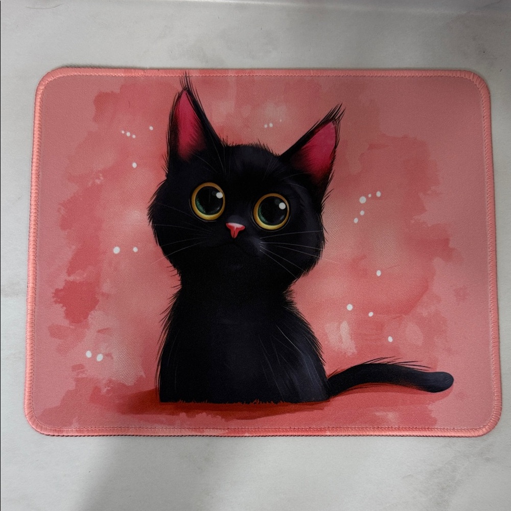 Mouse pad - Black Cat